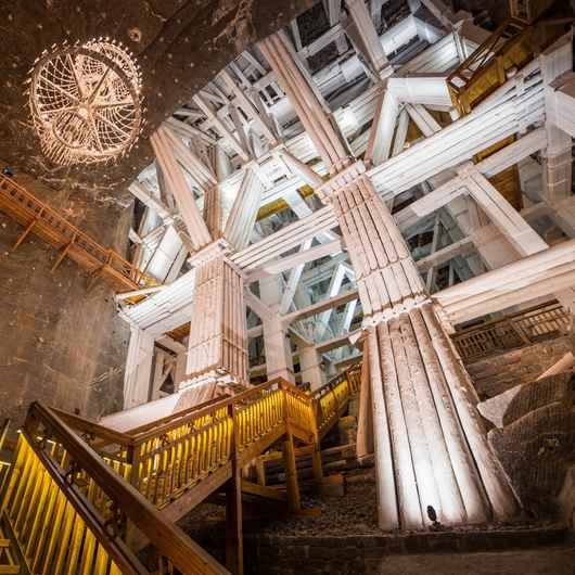 Inngangsbillett uten kø - omvisning med guide på Wieliczka Salt Mine
